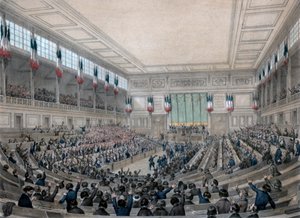 Die Nationalversammlung ist in Permanenz!, Paris, 15. Mai 1848 von Victor Adam