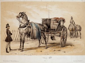Tilbury - Lithographie von Adam, ca. 1840 von Victor Adam