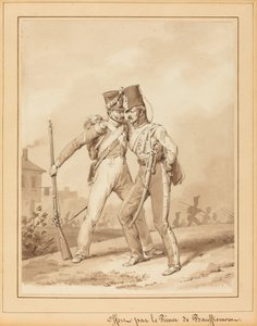 Zwei Grenadiere von Victor Adam