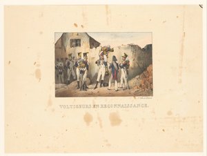 Voltigeure auf Erkundung