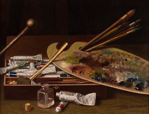 Die Palette des Künstlers von Victor Dubreuil