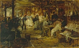 Der Markt von Madeleine, ca. 1890 von Victor Gabriel Gilbert