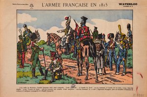 Die französische Armee im Jahr 1815, Waterloo, ca. 1920 von Victor Huen