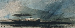 Stadt in der Dämmerung von Victor Hugo