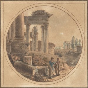 Fantasieansicht des Römischen Forums von Victor Jean Nicolle