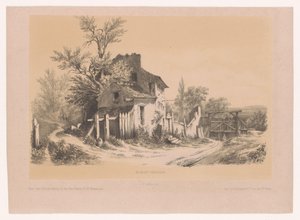 Bauernhof auf dem Mont Valérien von Victor Lefranc