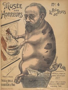 Musée des Horreurs Galerie der Schrecken: Émile Zola von Victor Lenepveu