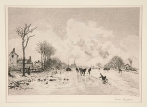 Die Schlittschuhläufer von Victor Louis Focillon