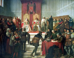 Katholische Herrscher sprechen Recht