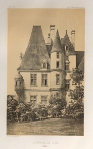 Architektur Pittoresque oder Denkmäler des 15. und 16. Jahrhunderts: Schlösser Frankreichs des 15. und 16. Jahrhunderts: Pl. 49, Schloss von Lion (Calvados) von Victor Petit