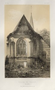 Kirche von Tilleul (Seine inférieure) von Victor Petit