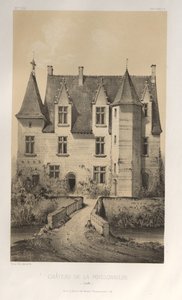 Schloss De La Poissonnière (Sarthe) von Victor Petit