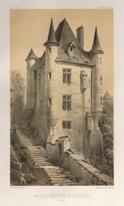 Befestigtes Haus in Uzerches (Corrèze) von Victor Petit