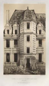 Ruinen des Schlosses von Mont-Saint-Jean (Saône et Loire)