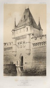 Porte Notre-Dame in Sens nach alten Zeichnungen (Yonne) von Victor Petit