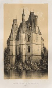 Architektur Pittoresque oder Denkmäler des XV. und XVI. Jahrhunderts: Schlösser Frankreichs des XV. und XVI. Jahrhunderts: Pl. 94, Altes Schloss von La Pommeraie (Aisne)