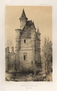 Architektur Pittoresque oder Denkmäler des 15. und 16. Jahrhunderts: Schlösser Frankreichs des 15. und 16. Jahrhunderts: Pl. 11, Schloss von Maulny (Haute-Marne)
