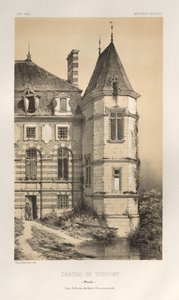 Architektur Pittoresque oder Denkmäler des 15. und 16. Jahrhunderts: Schlösser Frankreichs des 15. und 16. Jahrhunderts: Pl. 20, Schloss von Thorigny (Manche)