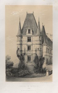 Architektur Pittoresque oder Denkmäler des 15. und 16. Jahrhunderts: Schlösser Frankreichs des 15. und 16. Jahrhunderts: Pl. 31, Schloss von Marchais (Aisne)