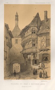 Holzhaus in Bourbon-Lancy (Saône et Loire) von Victor Petit