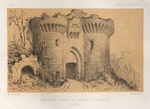 Altes Tor des Schlosses von Malmort (Corrèze) von Victor Petit
