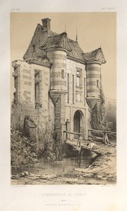 Pl. 23, Commanderie De Launay Yonne, veröffentlicht 1860 von Victor Petit