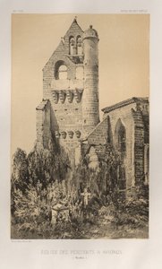 Pl. 40, Église Des Pénitents À Avignon Vaucluse, 1860 von Victor Petit