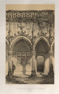 Pl. 41, Galerie des Schlosses von Jouancy Saône-et-Loire, 1860 von Victor Petit
