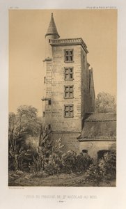 Tour Du Prieuré De St. Nicolas-Au-Bois Aisne (Pl. 44) von Victor Petit