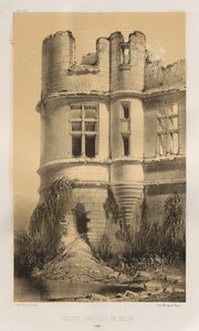 Pl. 99, Altes Schloss von Belin Sarthe, 1860