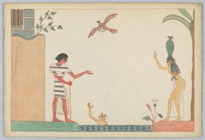 Das Kind und der Schulmeister, Illustration zu Äsops Fabeln von Victor Wilbour