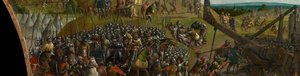 Eroberung Jerusalems durch Titus (Predella)