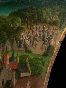Eroberung Jerusalems durch Titus (Predella)