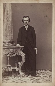 Porträt des Komponisten Anton Rubinstein 1829-1894 von Vienna . Photo studio Franz Schultz