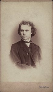 Porträt des Komponisten Anton Rubinstein von Vienna . Photo studio Julie Haftner