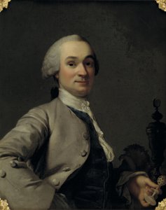 Porträt von Lorenz Spengler, Elfenbeindreher und Kurator des Königlichen Dänischen Kunstkammer von Vigilius Eriksen