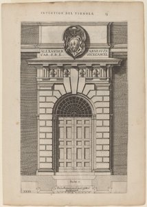 Tür des Farnese-Palastes