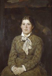 Porträt von Alexandra Vladimirovna Vasnetsova, der Frau des Künstlers, 1878