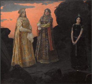 Drei Königinnen des unterirdischen Königreichs, 1879