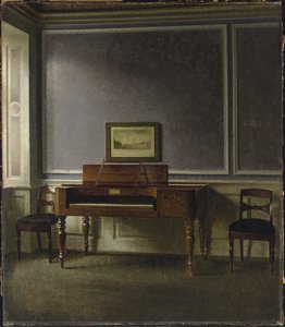 Das alte Klavier. Strandgade 30 von Vilhelm Hammershoi