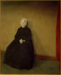 Eine alte Frau von Vilhelm Hammershoi