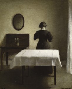 Innenraum, 1898 von Vilhelm Hammershoi