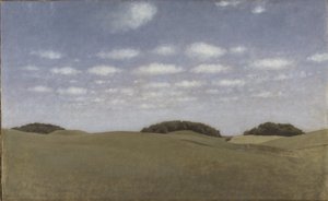 Landschaft, von Lejre von Vilhelm Hammershøi