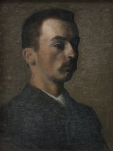 Selbstporträt von Vilhelm Hammershoi