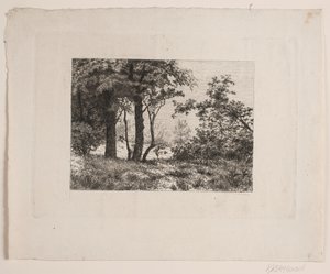 Eichen am Waldrand von Vilhelm Kyhn