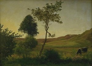Landschaft bei Hald gegen Abend