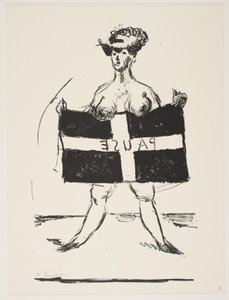 Blatt aus "Klingens Kunstnermappe Nr. 2" von Vilhelm Lundstrøm