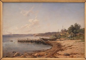 Ein Strand am Sund von Vilhelm Petersen