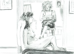 Abendmodell, 2012 von Vincent Alexander Booth