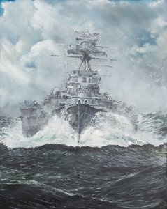 HMS Hood steuert auf Bismarck zu, 23. Mai 1941, 2014
